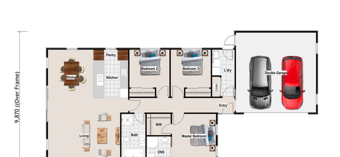 Eddie Plans Chester Coloured Floor Plan