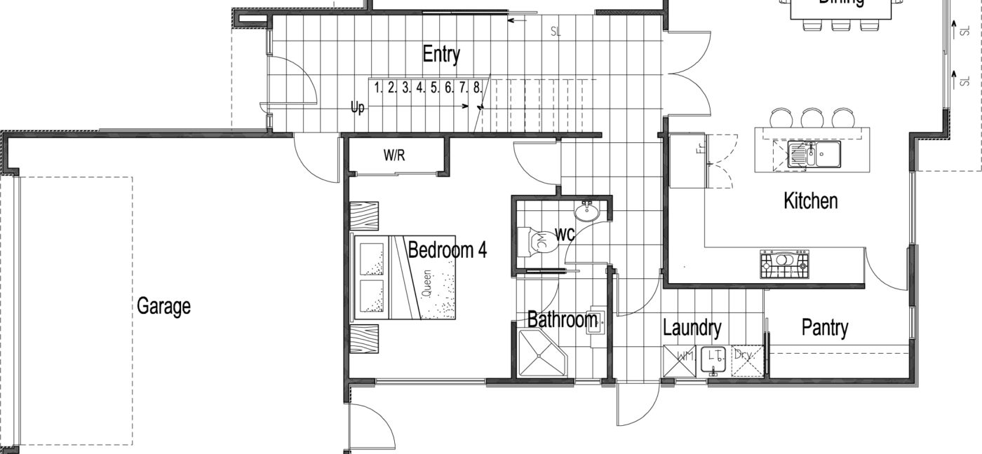 Papango 4 Bed Gf Plan