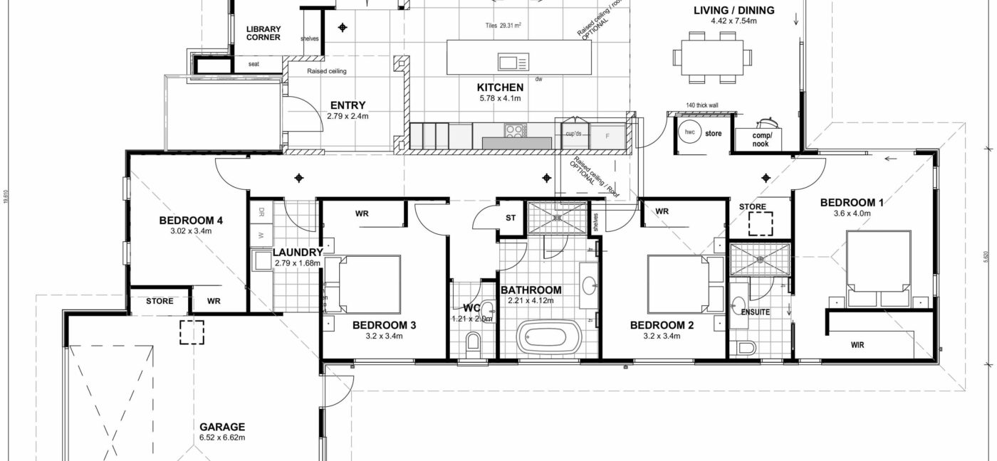 Nat Version 4 Bedroom Large Living